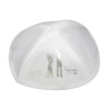 White Satin Kippah with Bride Groom and Mazal Tov De... | Satin Kippah