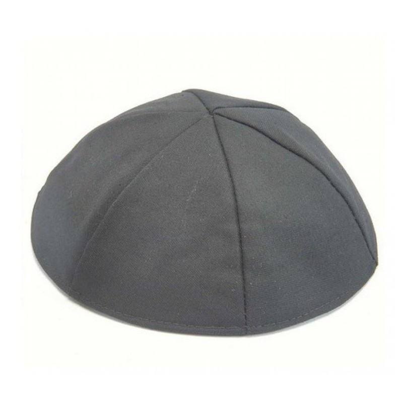 Black Terylene Kippah | Terylene Kippah