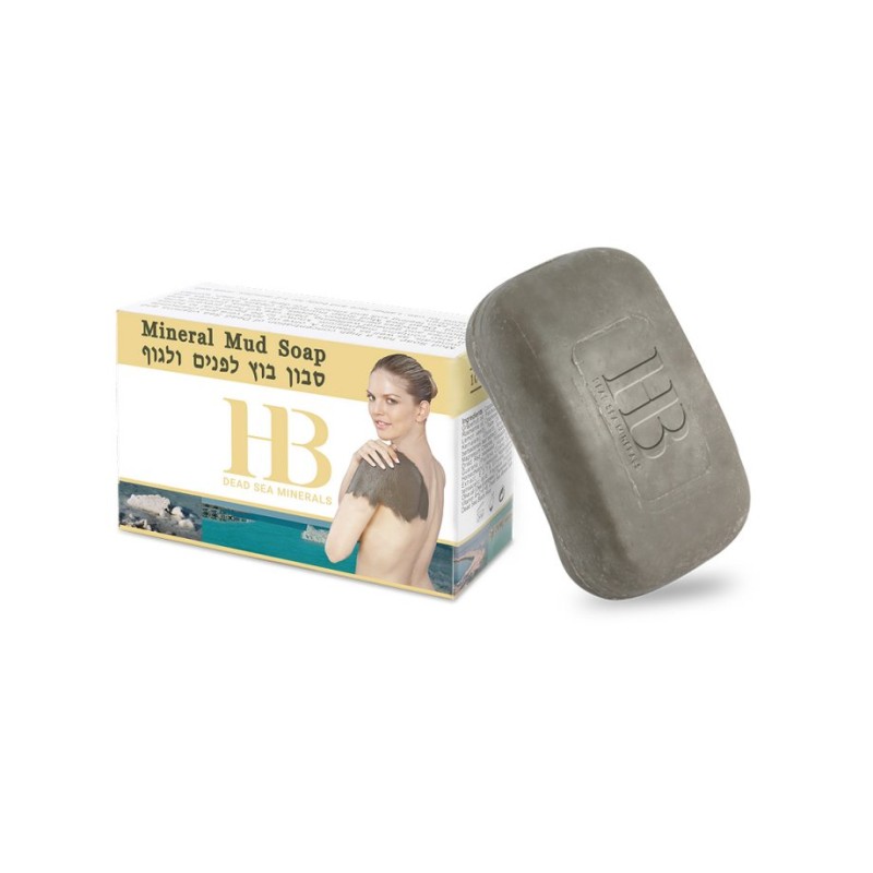 Savon à la boue de la Mer Morte HB pour le visage et le corps | Savon