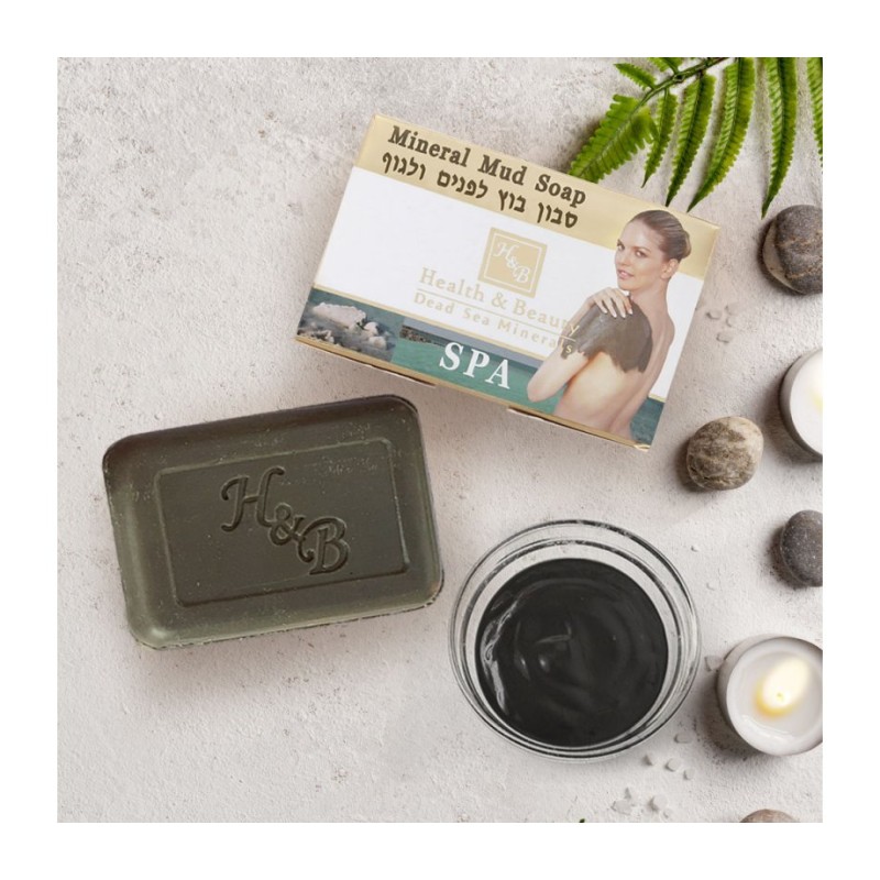 HB Dead Sea Mud Soap for Face and Body | Soap