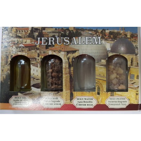 Jerusalem Holy Land Set of 4 Bottles | Anointing Oil