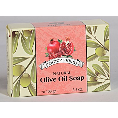 Ein Gedi Natural Hand Made Olive Oil Soap with Pomegranate | Soap