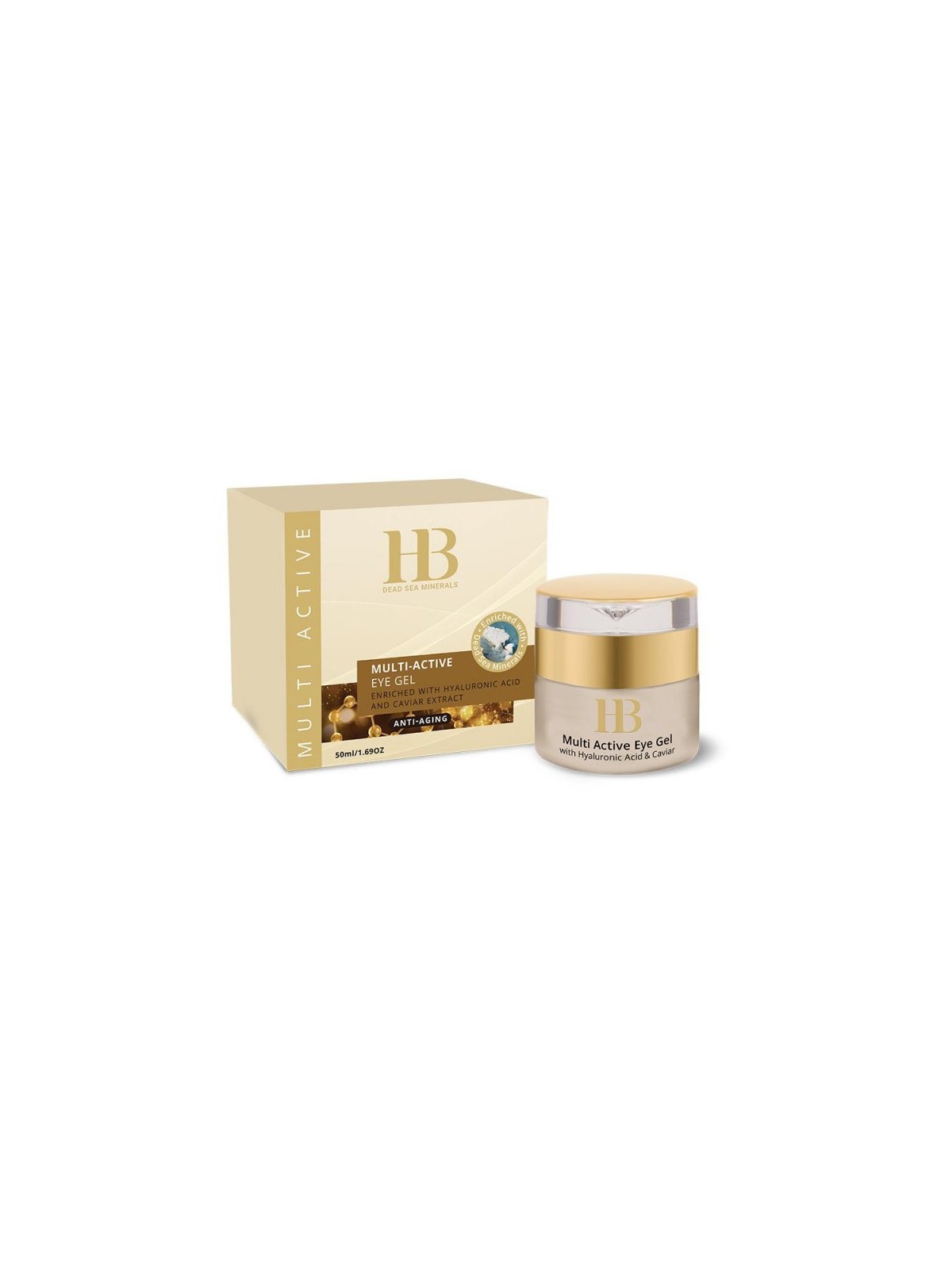 HB Multi Active Eye Gel with Hyaluronic Acid and Ca... | H&B Face Care
