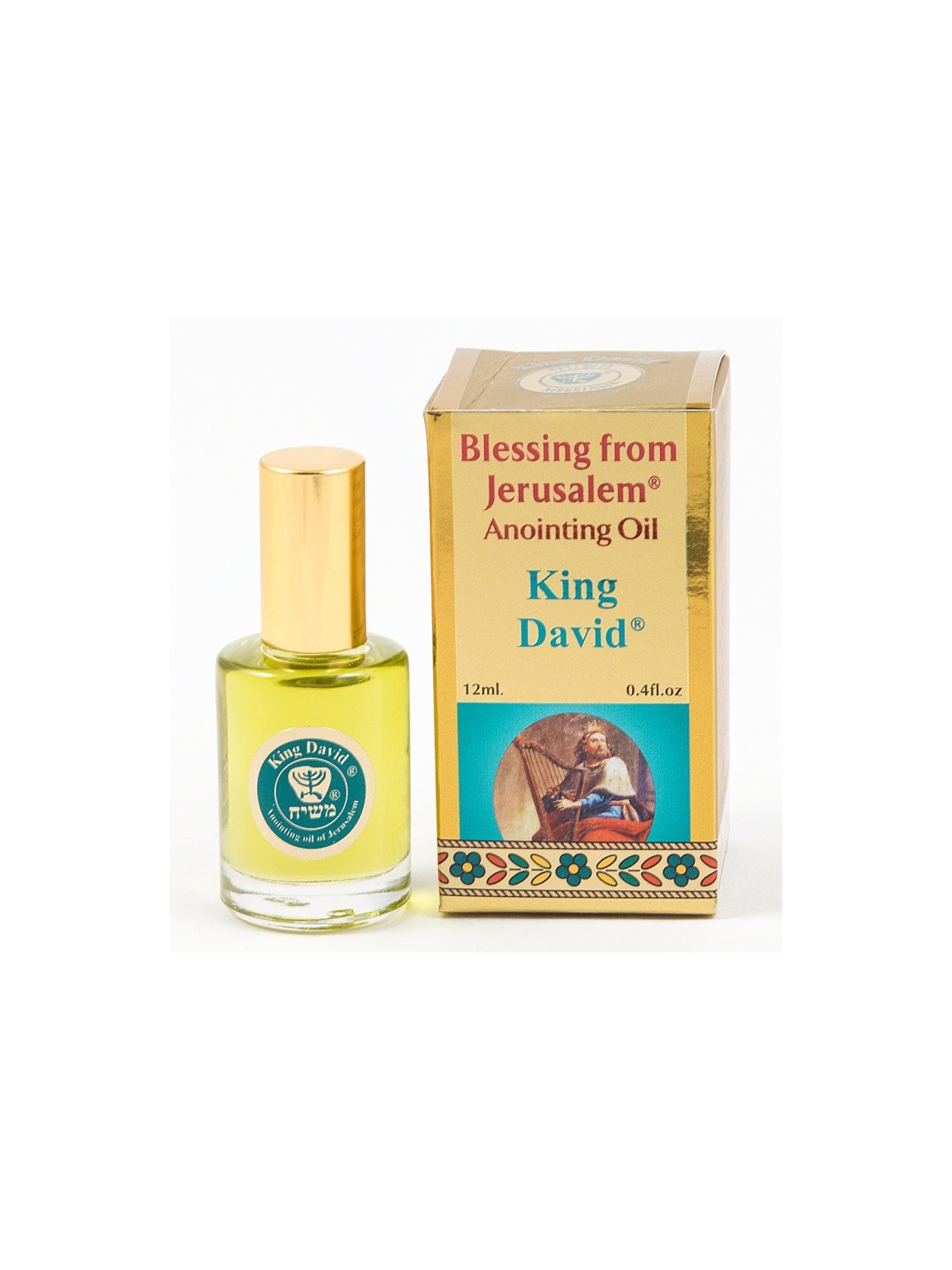 Gold Series Blessing from Jerusalem King David Anoi... | Anointing Oil