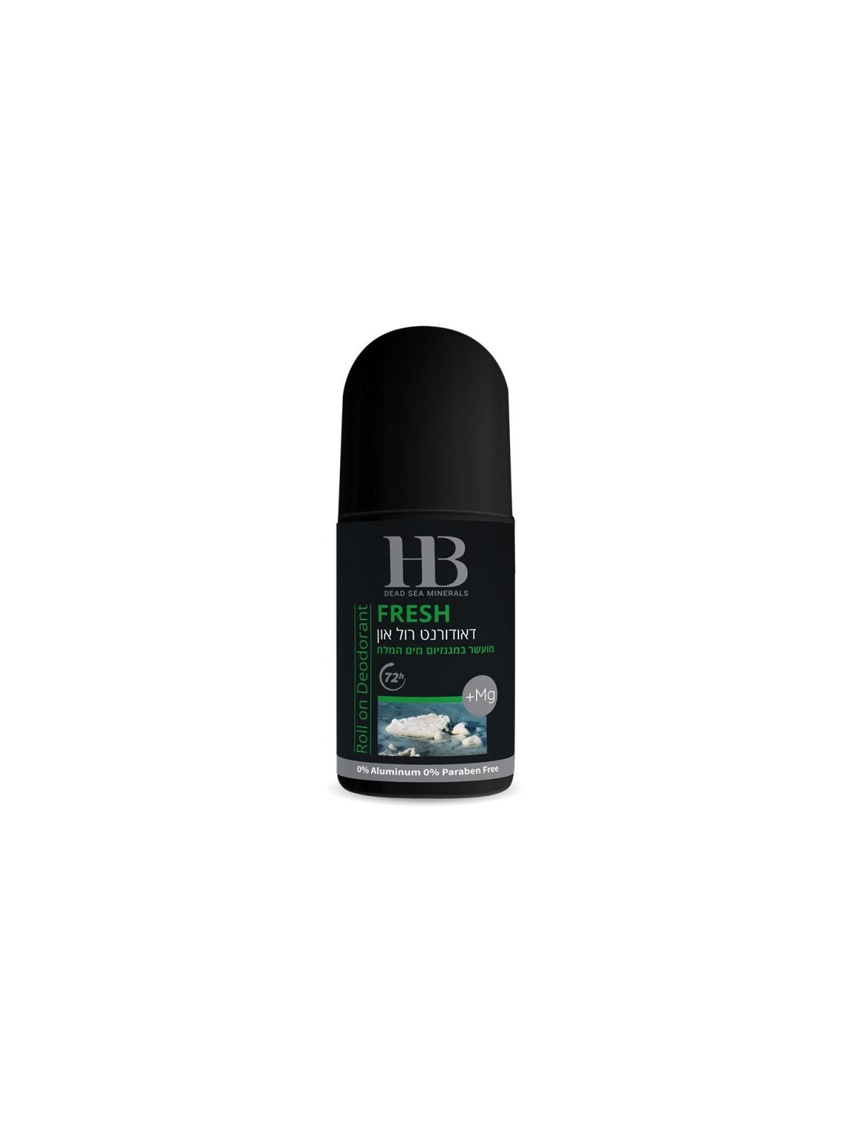 HB Dead Sea Mineral Roll On Deodorant for Men Fresh | Men