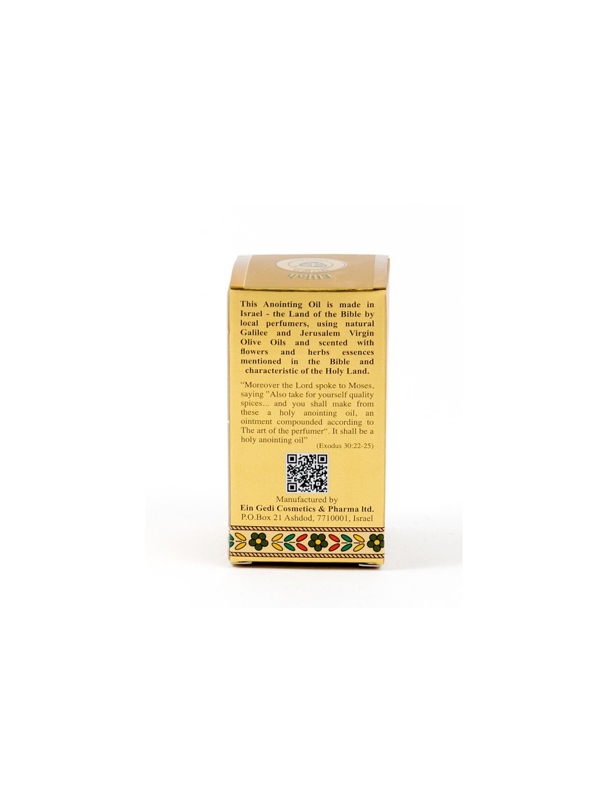 Gold Series Blessing from Jerusalem Elijah Anointin... | Anointing Oil