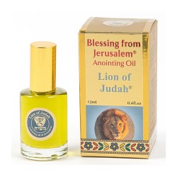 Gold Series Blessing from Jerusalem Lion of Judah A... | Anointing Oil