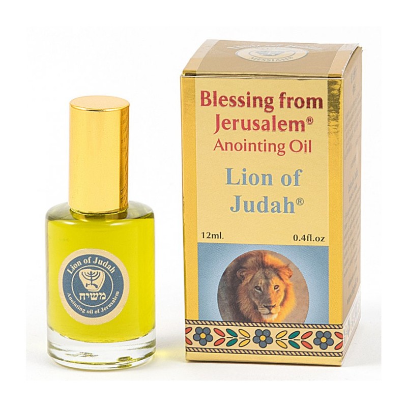 Gold Series Blessing from Jerusalem Lion of Judah A... | Anointing Oil