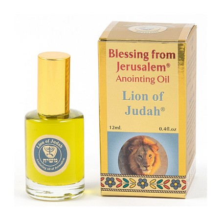 Gold Series Blessing from Jerusalem Lion of Judah A... | Anointing Oil