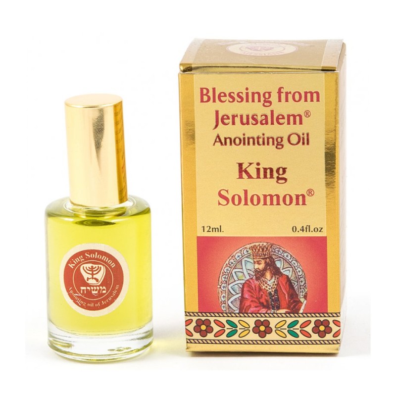 Gold Series Blessing from Jerusalem King Solomon An... | Anointing Oil