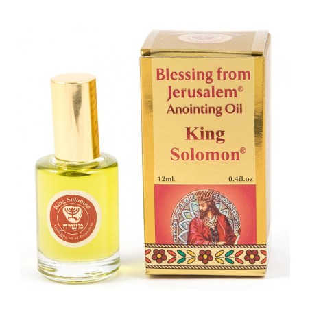 Gold Series Blessing from Jerusalem King Solomon An... | Anointing Oil