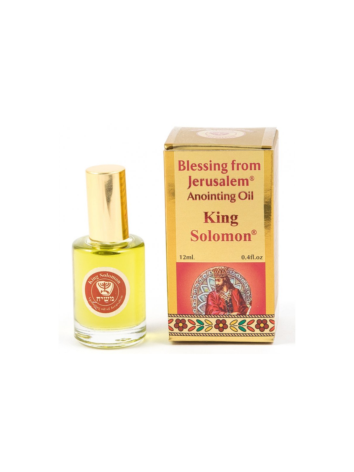 Gold Series Blessing from Jerusalem King Solomon An... | Anointing Oil