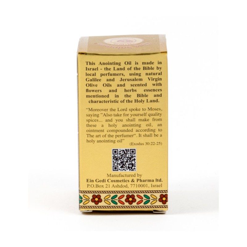 Gold Series Blessing from Jerusalem King Solomon An... | Anointing Oil
