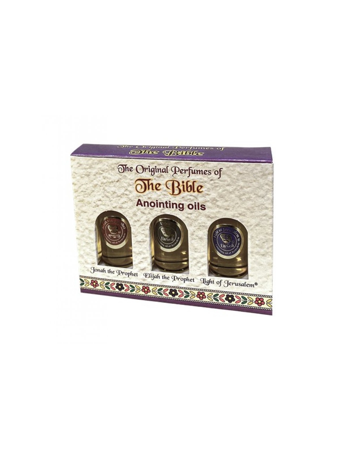 Ein Gedi Set of 3 Bottles of Anointing Oil Jonah El... | Anointing Oil