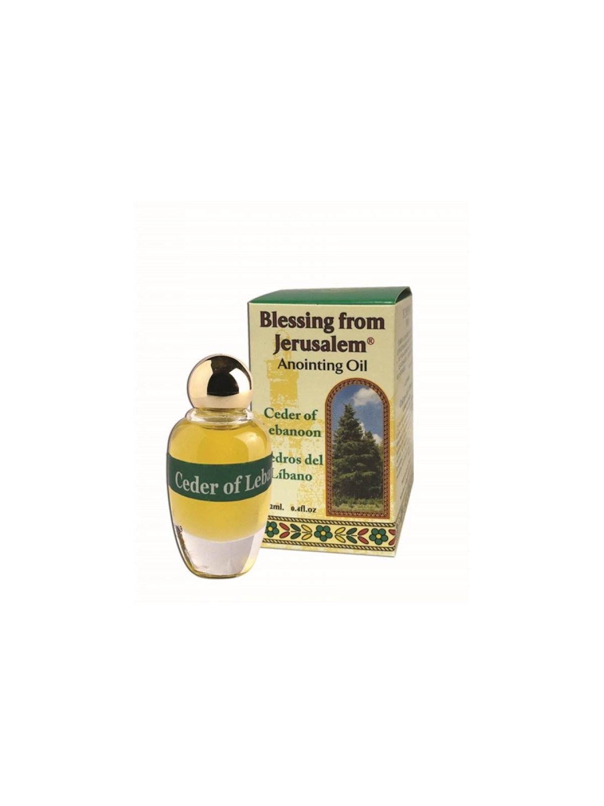 Blessing from Jerusalem Cedar of Lebanon Anointing ... | Anointing Oil