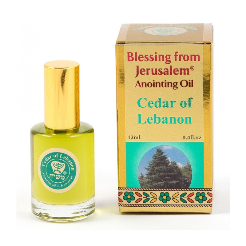 Gold Series Blessing from Jerusalem Cedar of Lebano... | Anointing Oil