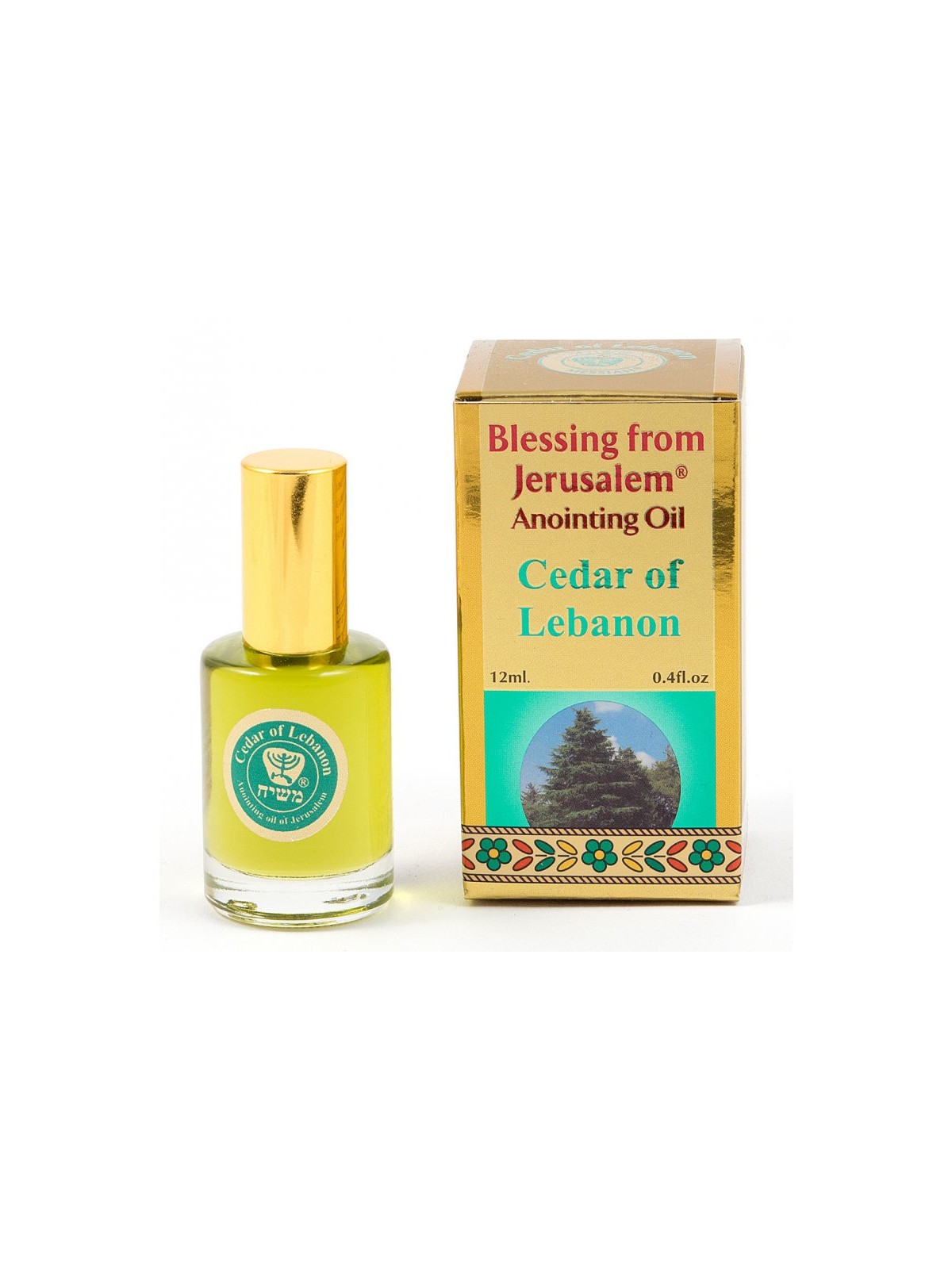 Gold Series Blessing from Jerusalem Cedar of Lebano... | Anointing Oil