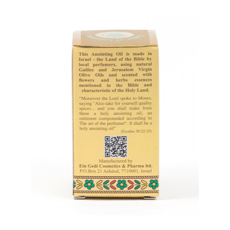 Gold Series Blessing from Jerusalem Cedar of Lebano... | Anointing Oil