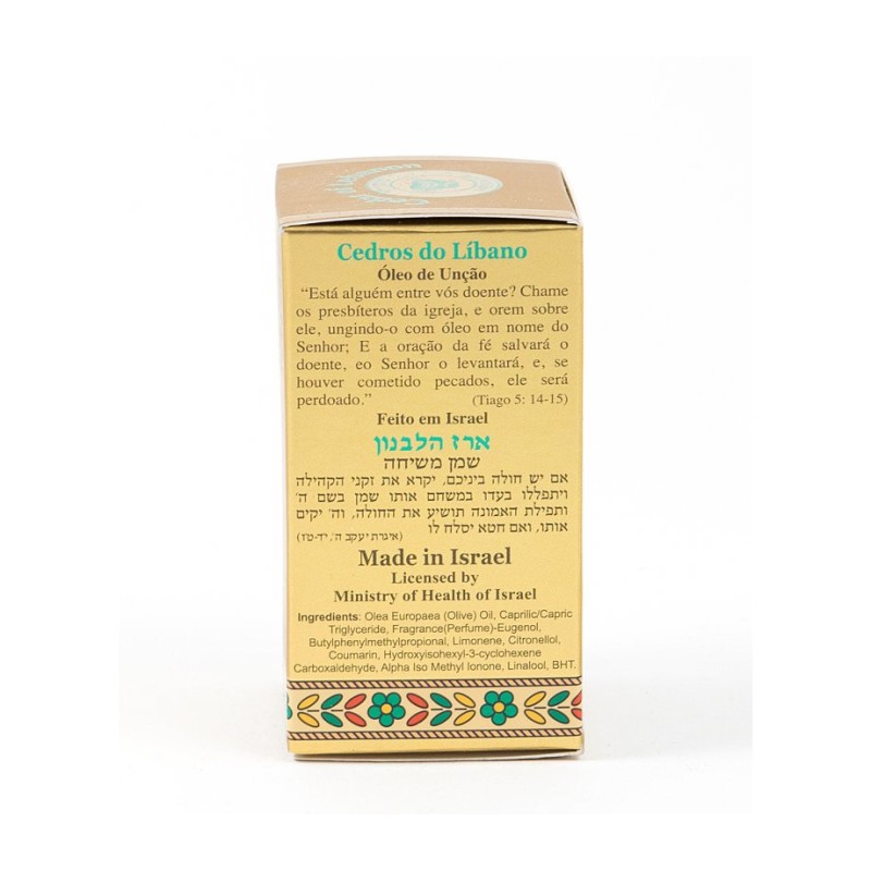 Gold Series Blessing from Jerusalem Cedar of Lebano... | Anointing Oil
