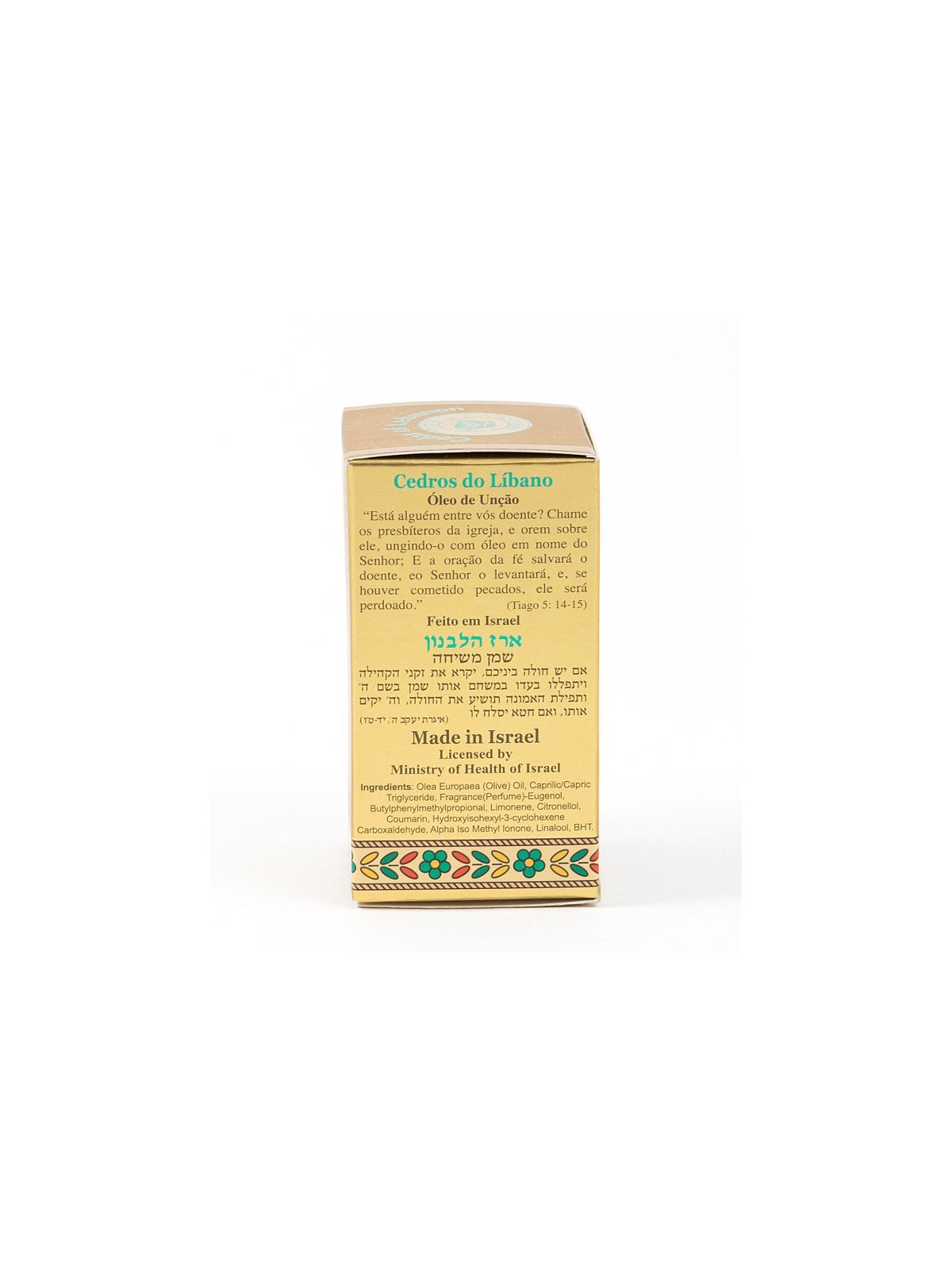 Gold Series Blessing from Jerusalem Cedar of Lebano... | Anointing Oil