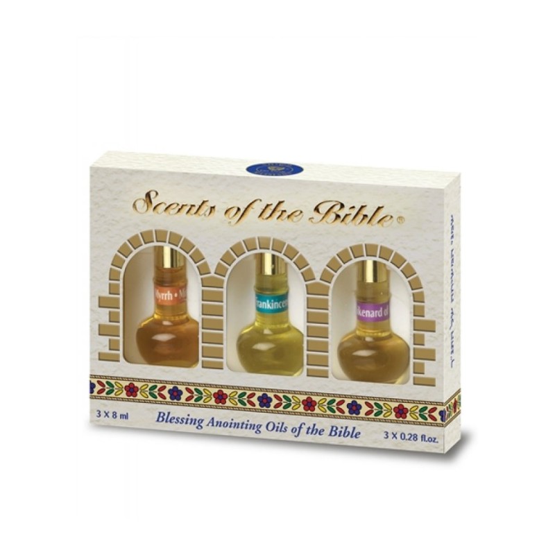 Ein Gedi Set of 3 Bottles of Anointing Oil Myrrh Sp... | Anointing Oil