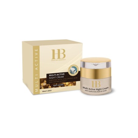HB Dead Sea Anti Aging Multi Active Night Cream with Hy... | Face Care
