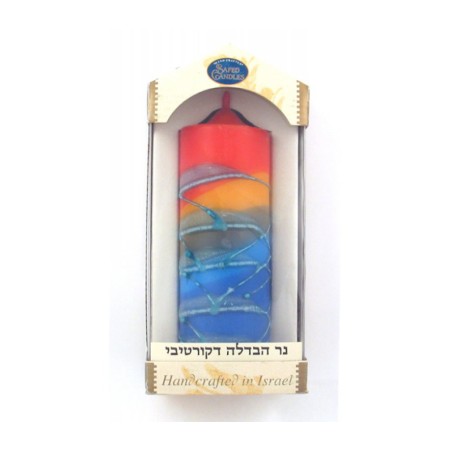 Decorative Handcrafted Pillar Havdalah Candle Co... | Havdalah Candles