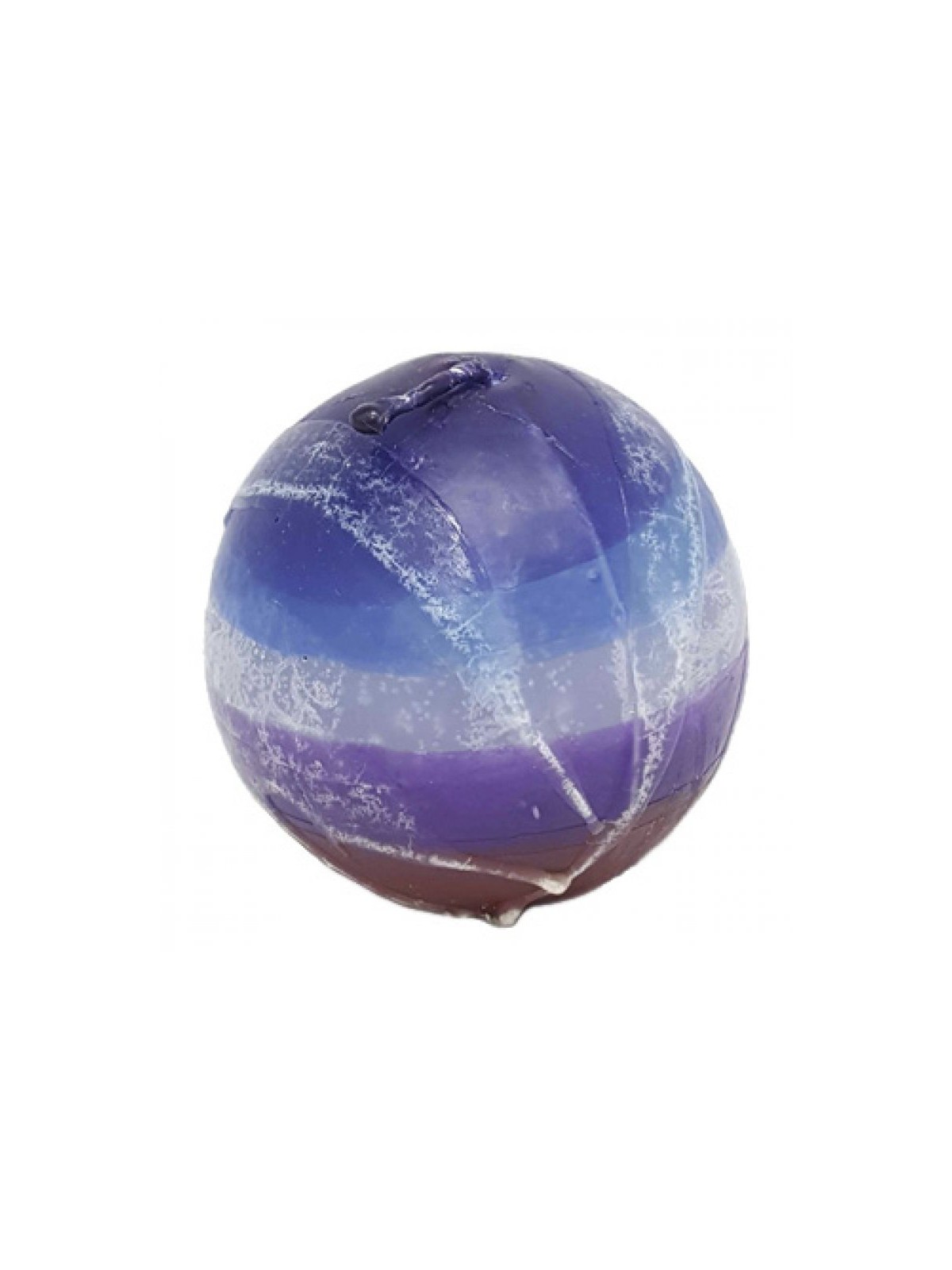 Handmade Round Decorative Candle Blue an... | Decorative Safed Candles