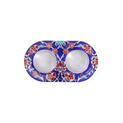 Yair Emanuel Metal and Glass Candle Holde... | Candlesticks by Emanuel