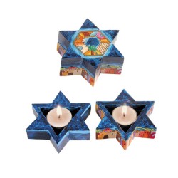 Yair Emanuel Star of David Travelling Can... | Candlesticks by Emanuel