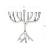Yair Emanuel Tree of Life Aluminum Chanukah Meno... | Hanukkah Menorah