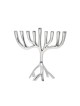 Yair Emanuel Tree of Life Aluminum Chanukah Meno... | Hanukkah Menorah