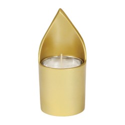 Yair Emanuel Metal Yahrzeit Memorial Candle Hold... | Yahrzeit Candles