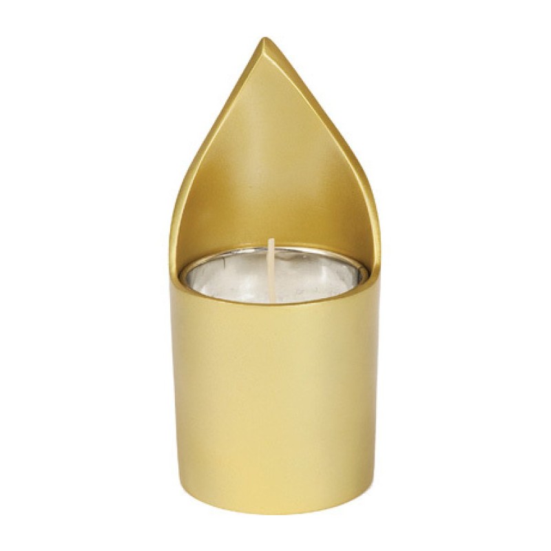 Yair Emanuel Metal Yahrzeit Memorial Candle Hold... | Yahrzeit Candles