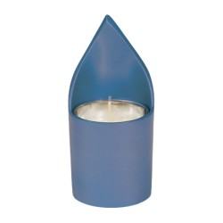 Yair Emanuel Metal Yahrzeit Memorial Candle Hold... | Yahrzeit Candles