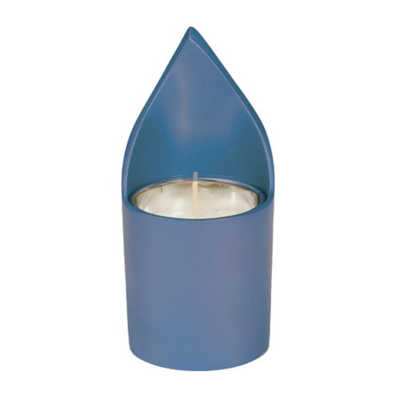 Yair Emanuel Metal Yahrzeit Memorial Candle Hold... | Yahrzeit Candles