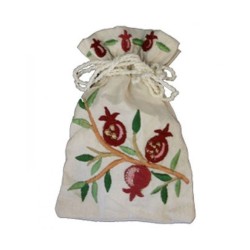 Yair Emanuel Embroidered Silk Havdalah Spice Bag wi... | Havdalah Sets