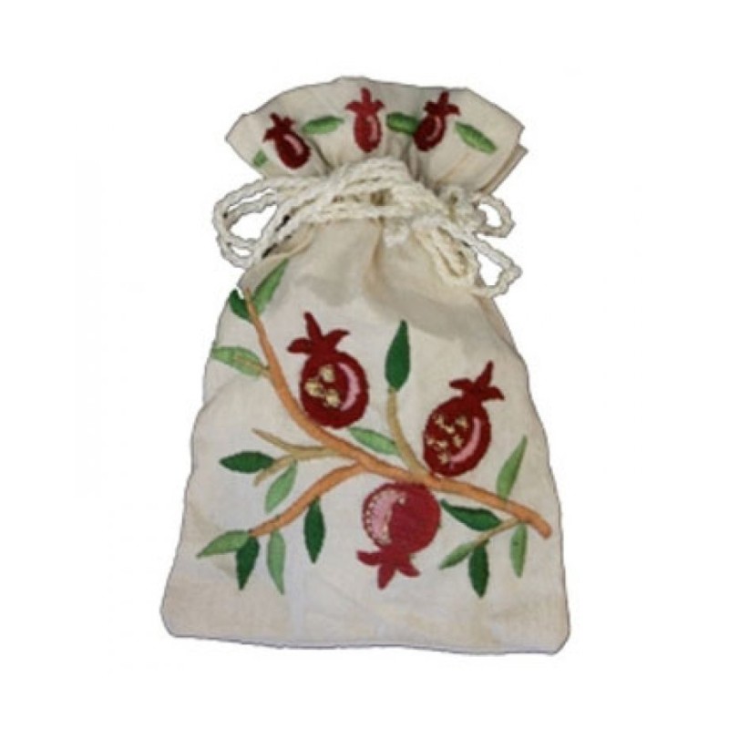 Yair Emanuel Embroidered Silk Havdalah Spice Bag wi... | Havdalah Sets