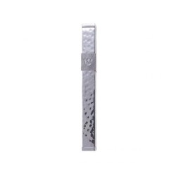 Yair Emanuel Stainless Steel Mezuzah Case Cut... | Mezuzahs by Emanuel