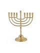 Yair Emanuel Brass Color Classic Hanukkah Menorah | Hanukkah Menorah