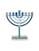 Yair Emanuel Classic Contemporary Aluminum Hanuk... | Hanukkah Menorah