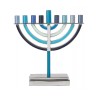 Yair Emanuel Classic Contemporary Aluminum Hanuk... | Hanukkah Menorah
