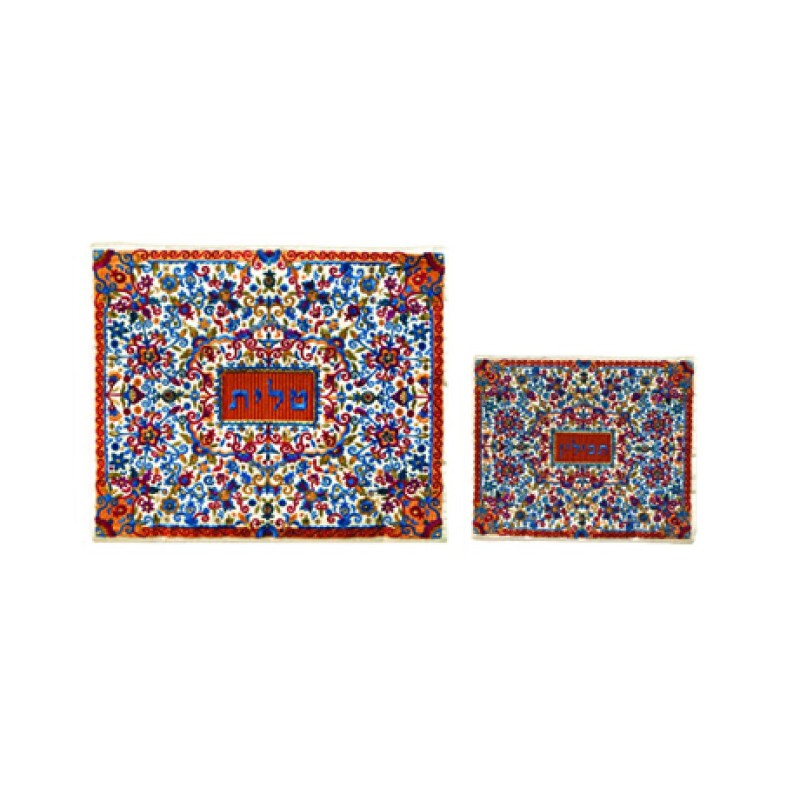 Yair Emanuel Tallit and Tefillin Bag Full E... | Talit & Tefillin Bags