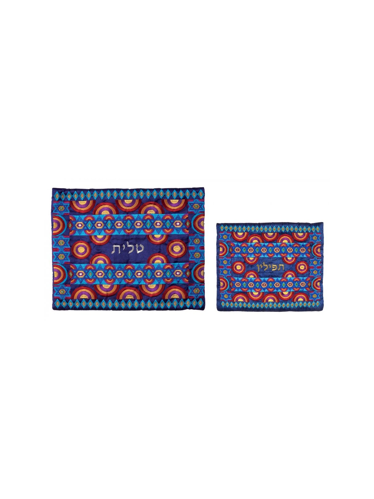 Yair Emanuel Embroidered Tallit and Tefilli... | Talit & Tefillin Bags