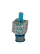 Yair Emanuel Découpe en métal Dreidel Jerusalem Design Turqu... | Dreidels