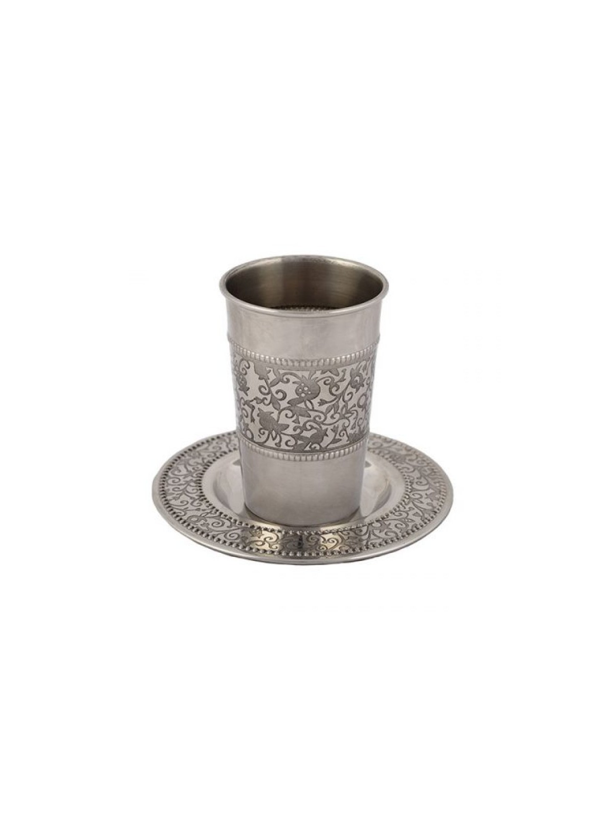 Yair Emanuel Stainless Steel Kiddush Cup ... | Kiddush Cups by Emanuel