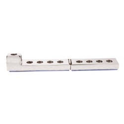 Yair Emanuel White Compact Aluminum Hanukkah Men... | Hanukkah Menorah