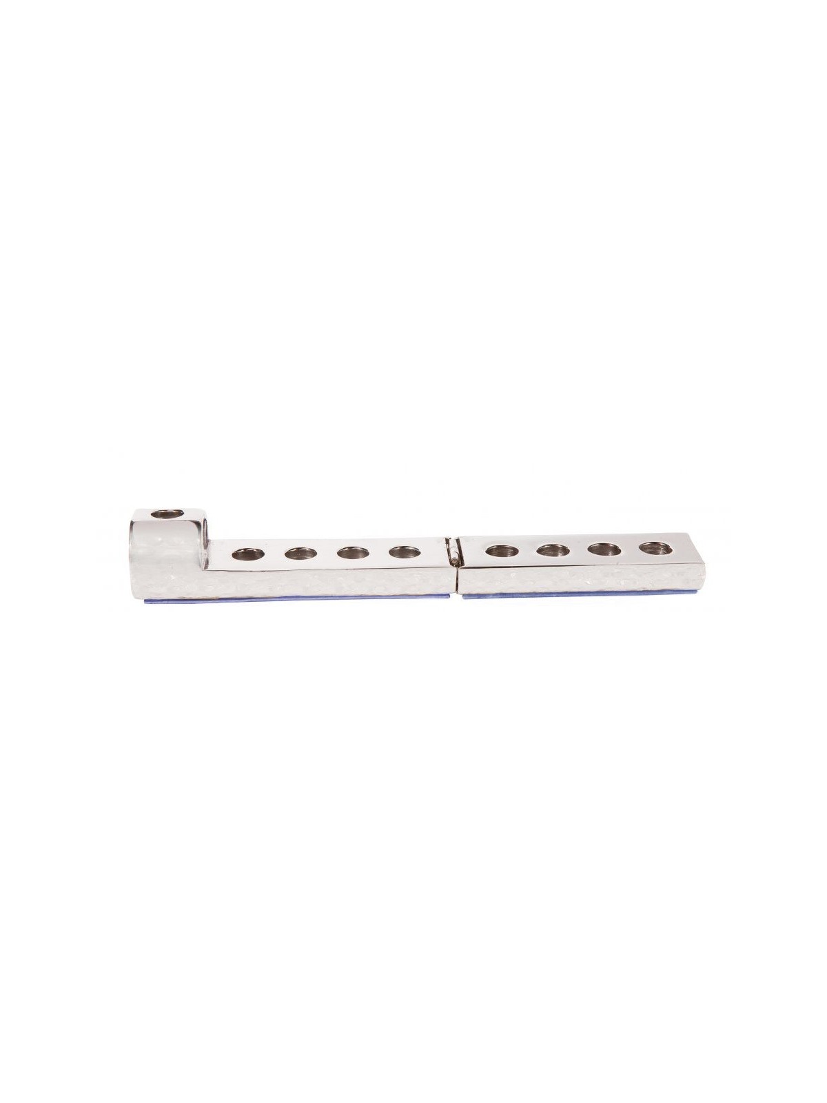 Yair Emanuel Blanc Compact Aluminium Hanoukka Homme... | Hanoukka Menorah