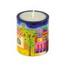 Yair Emanuel Yahrzeit Memorial Hand Painted Wood... | Yahrzeit Candles