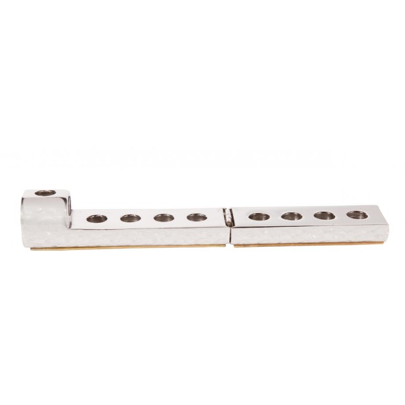 Yair Emanuel Blanc Compact Aluminium Hanoukka Homme... | Hanoukka Menorah